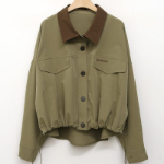 Nylon 100 String Collar Shirt Windbreaker