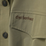 Nylon 100 String Collar Shirt Windbreaker