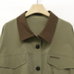 Nylon 100 String Collar Shirt Windbreaker