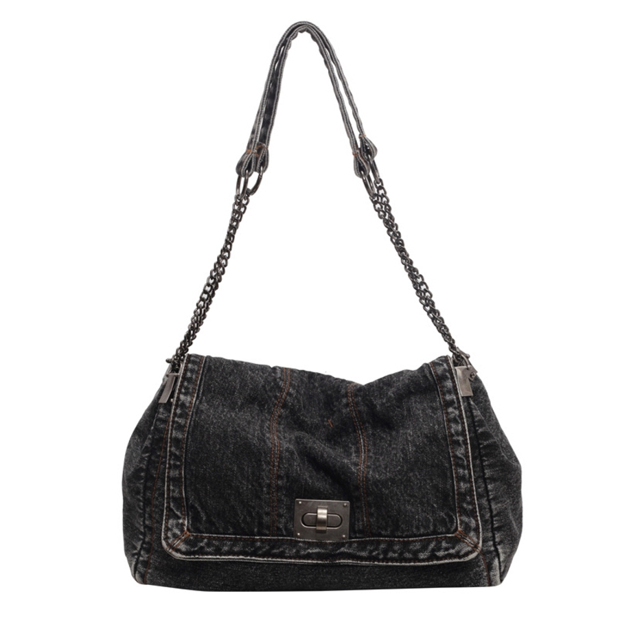 Kelly Denim Shoulder Bag — повседневная сумка в джинсовом стиле