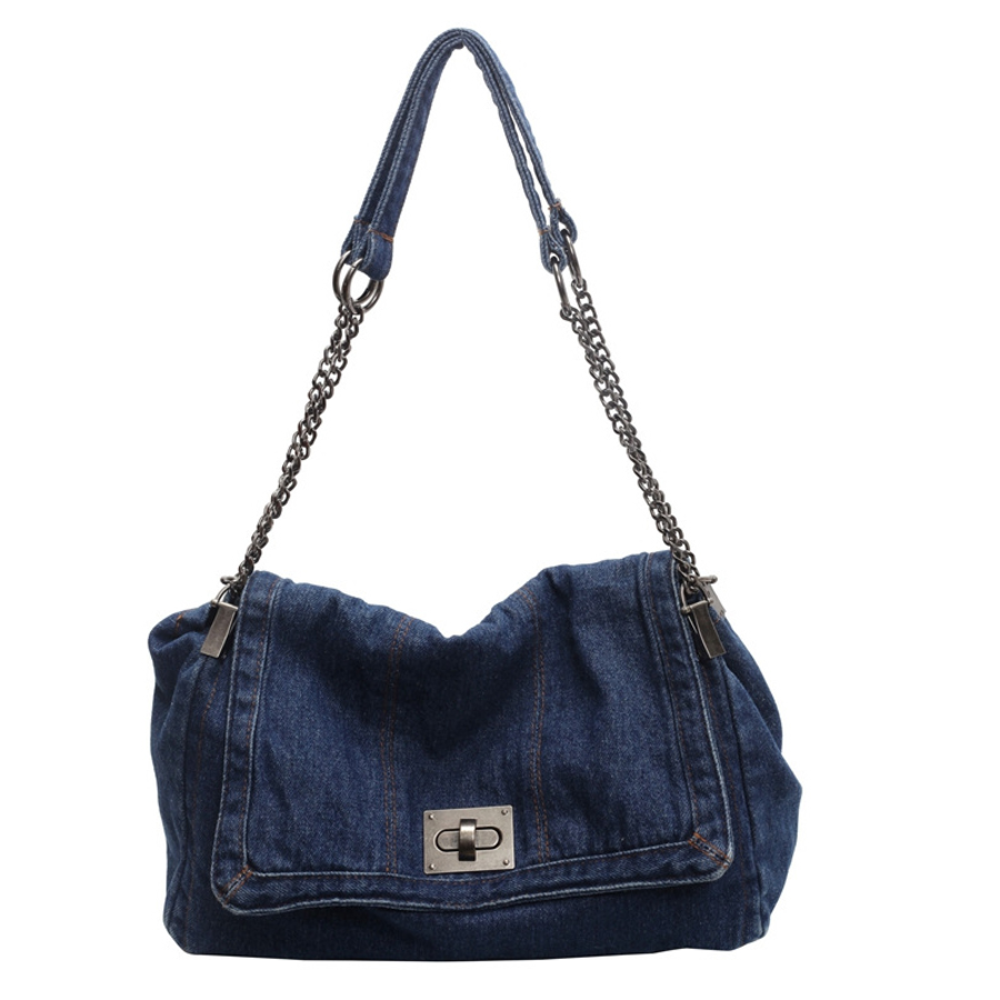 Kelly Denim Shoulder Bag — повседневная сумка в джинсовом стиле