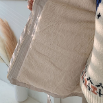 Elegant Mink Collar Padded Coat