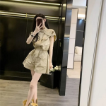 Утилитарный комбинезон с шортами и кулиской на талии