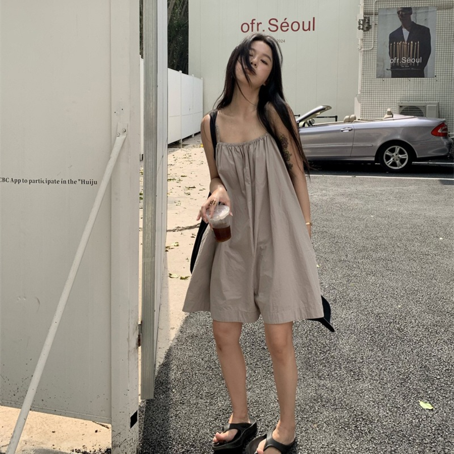 Летний комбинезон на бретелях