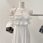 Свободный размер-Белый-Комбинезоны