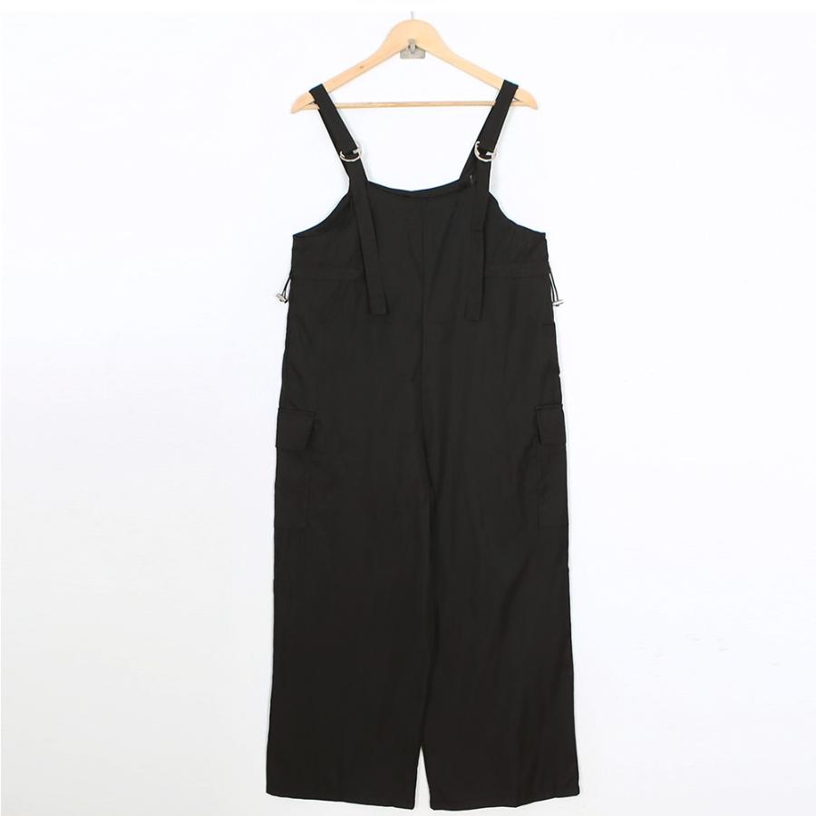 Карго-комбинезон с подтяжками и регулируемыми штанинами