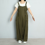 Карго-комбинезон с подтяжками и регулируемыми штанинами