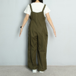 Карго-комбинезон с подтяжками и регулируемыми штанинами