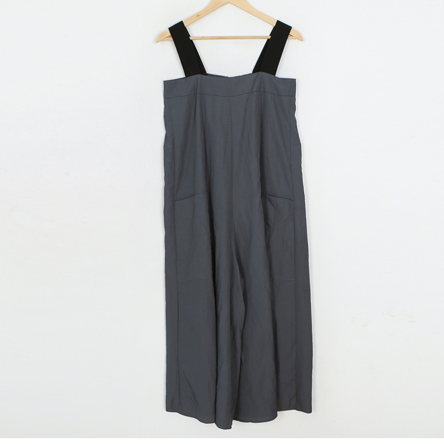 Лёгкий широкий комбинезон с эффектом барслака в пяти цветах