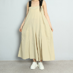 Лёгкий широкий комбинезон с эффектом барслака в пяти цветах