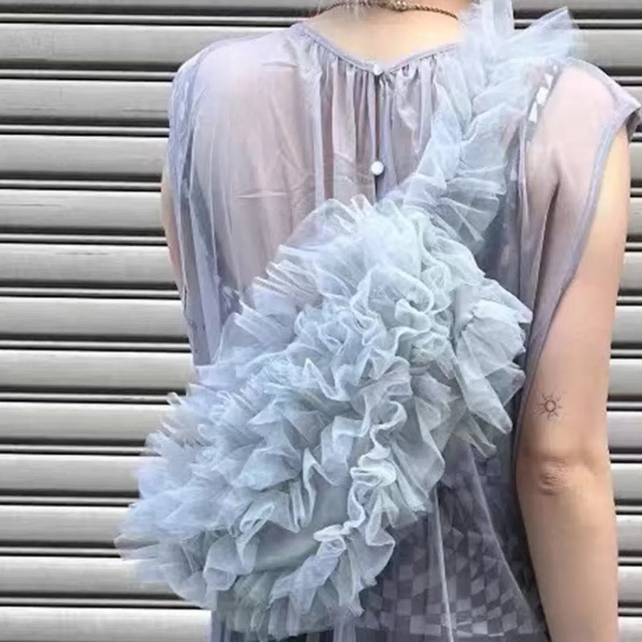 Lovely Chiffon Lace Shoulder Crossbag — нежность и романтика в каждой детали