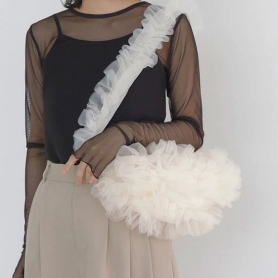 Lovely Chiffon Lace Shoulder Crossbag — нежность и романтика в каждой детали