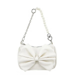 Ribbon Pearl Hobo Mini Cross Shoulder Bag — изящный акцент с женственным шармом