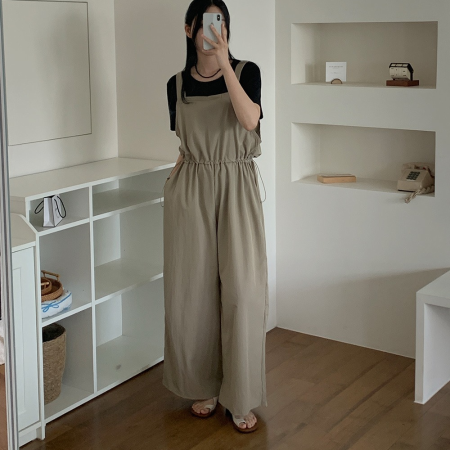 Комбинезон Mirian с квадратным вырезом и кулиской на талии