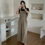 Комбинезон Mirian с квадратным вырезом и кулиской на талии