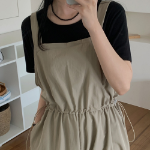 Комбинезон Mirian с квадратным вырезом и кулиской на талии