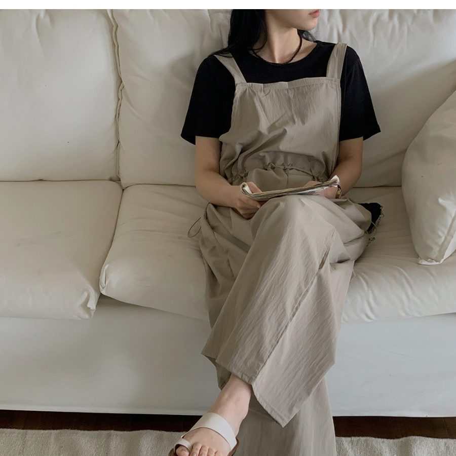 Комбинезон Mirian с квадратным вырезом и кулиской на талии