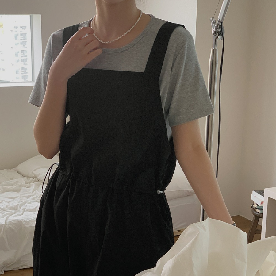 Комбинезон Mirian с квадратным вырезом и кулиской на талии