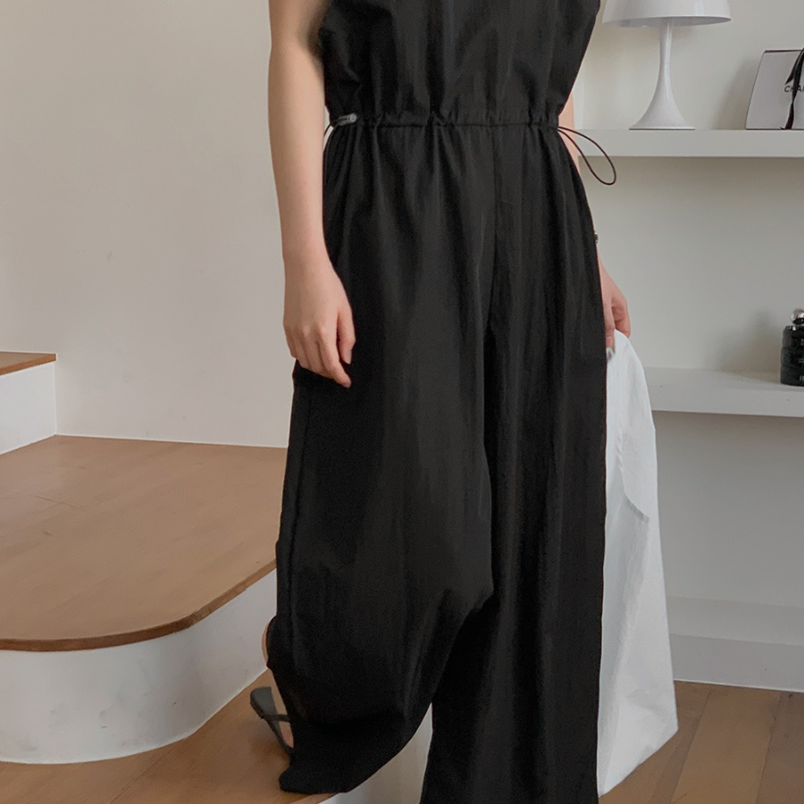 Комбинезон Mirian с квадратным вырезом и кулиской на талии