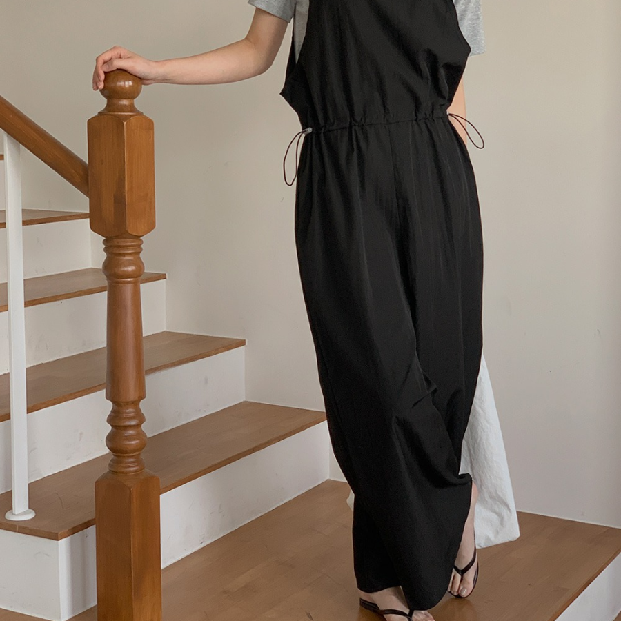 Комбинезон Mirian с квадратным вырезом и кулиской на талии