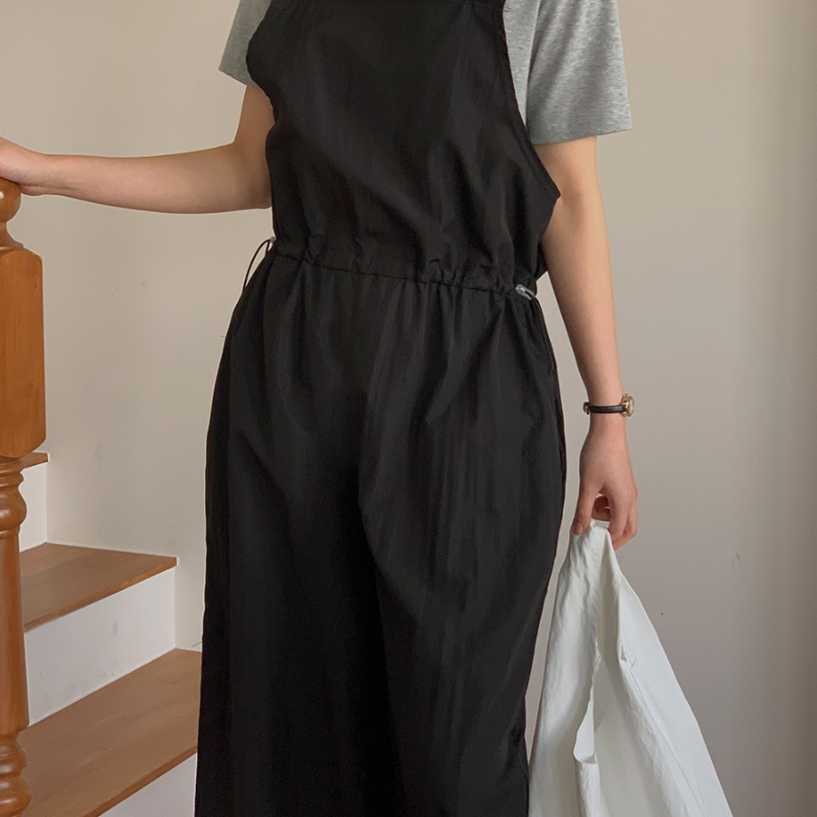 Комбинезон Mirian с квадратным вырезом и кулиской на талии