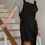 Комбинезон Mirian с квадратным вырезом и кулиской на талии