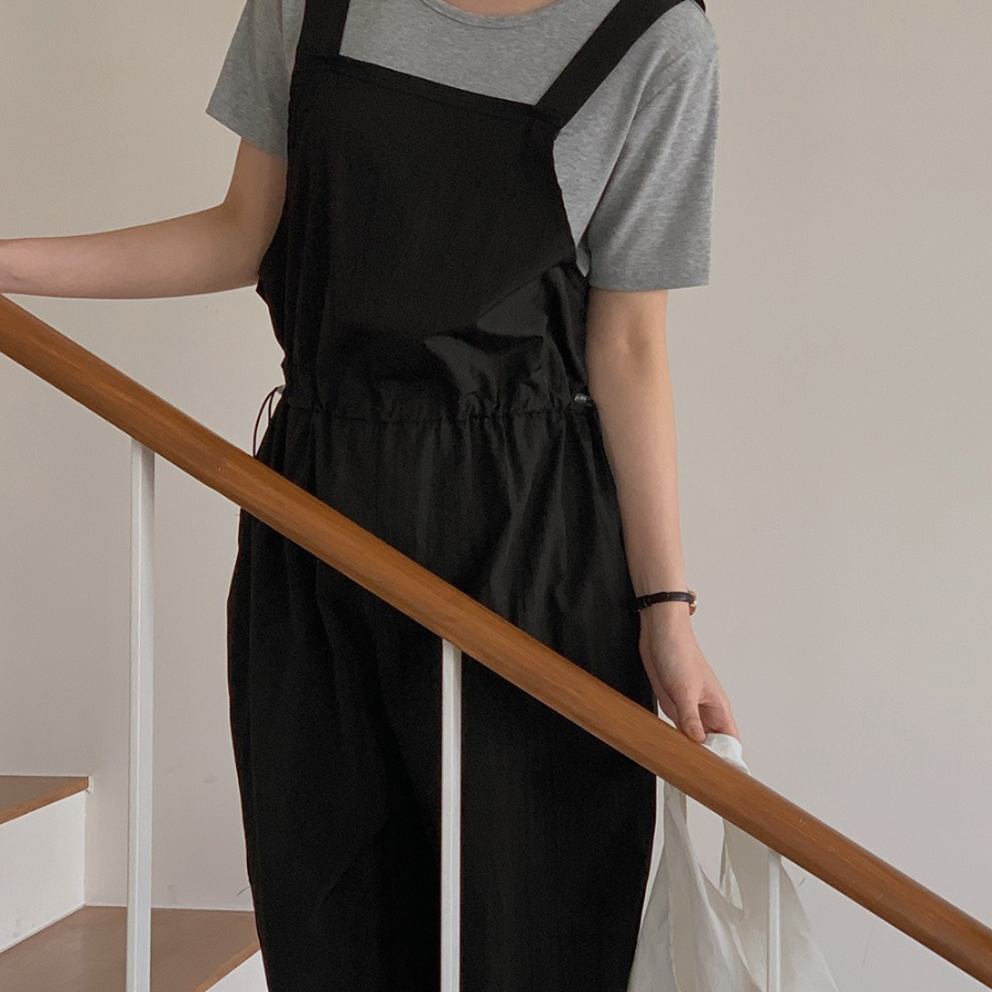 Комбинезон Mirian с квадратным вырезом и кулиской на талии