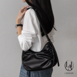 Front Pleated Shirring Shoulder Bag — акцент на фактуру и повседневную элегантность