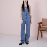 Джинсовый комбинезон с открытыми плечами «LiveMe»