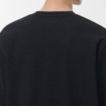 Hitstandard Crew Neck Long Sleeve T-Shirt [Black]