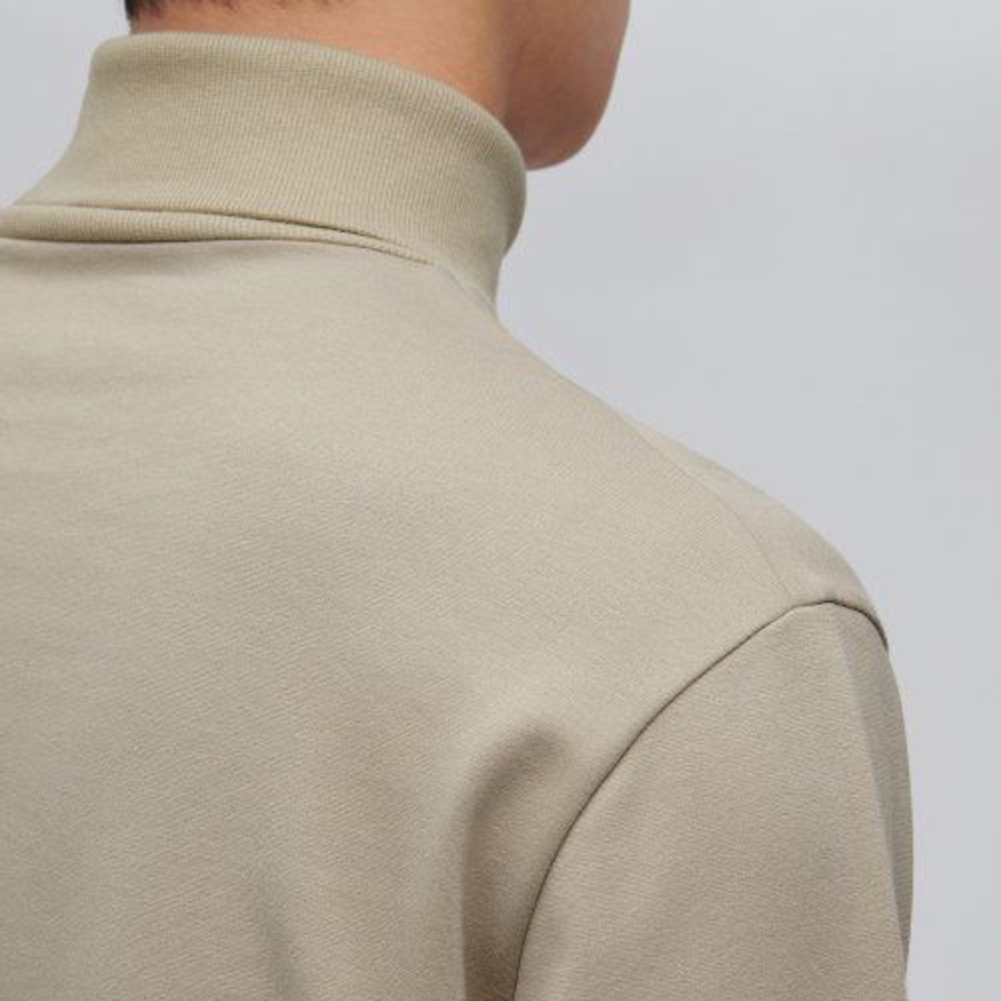 Ponte Turtle Neck Long Sleeve T-Shirt [Beige]