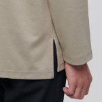 Ponte Turtle Neck Long Sleeve T-Shirt [Beige]