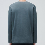 Basic Long Sleeve T-Shirt [Peacock Blue]