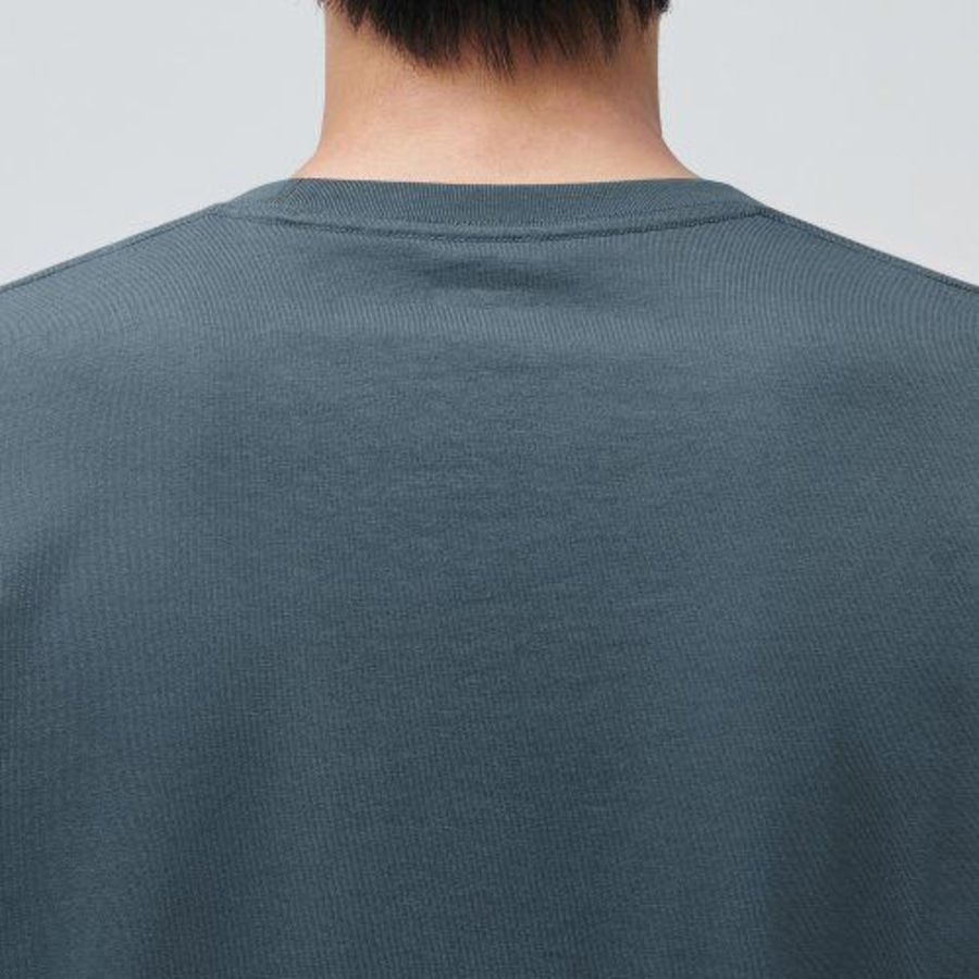Basic Long Sleeve T-Shirt [Peacock Blue]