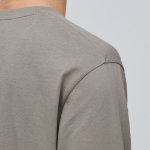 [Cooltandard] Crew Neck Long Sleeve T-Shirt [Dusty Beige]