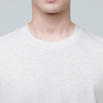 Layered Crew Neck Long Sleeve T-Shirt (Long Length) [Oatmeal]