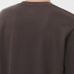 [HitStandard] Crew Neck Long Sleeve T-Shirt [Dark Brown]