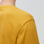 Crew Neck Long Sleeve T-Shirt [Mustard]