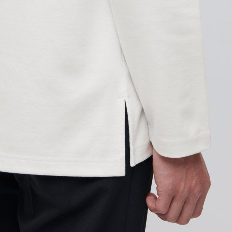 Ponte Turtle Neck Long Sleeve T-Shirt [Cream]