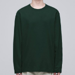 Basic Long Sleeve T-Shirt [Deep Green]