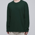 Basic Long Sleeve T-Shirt [Deep Green]