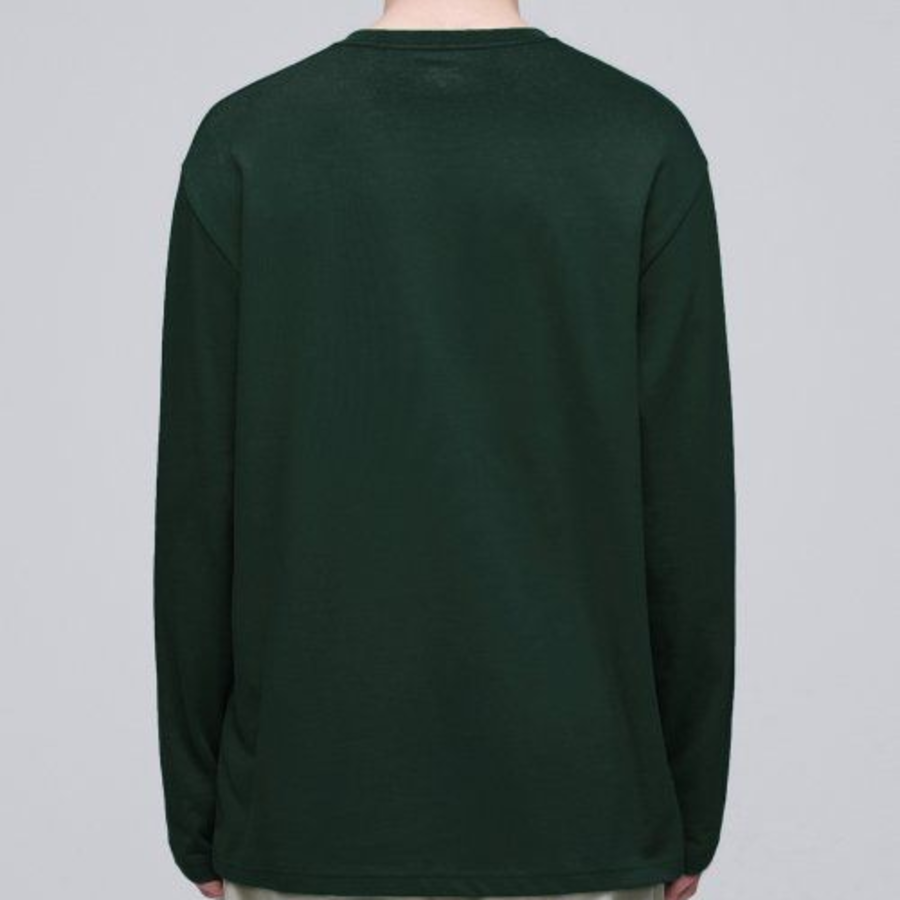 Basic Long Sleeve T-Shirt [Deep Green]