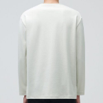 Ponte Crew Neck Long Sleeve T-Shirt [Dusty Cream]