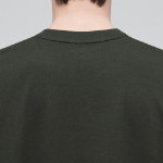 [Cooltandard] Crew Neck Long Sleeve T-Shirt [Khaki]