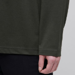 [Cooltandard] Crew Neck Long Sleeve T-Shirt [Khaki]