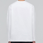 Heavyweight Relaxed Crew Neck Long Sleeve T-Shirt [White]