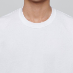 Heavyweight Relaxed Crew Neck Long Sleeve T-Shirt [White]