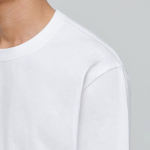 Heavyweight Relaxed Crew Neck Long Sleeve T-Shirt [White]