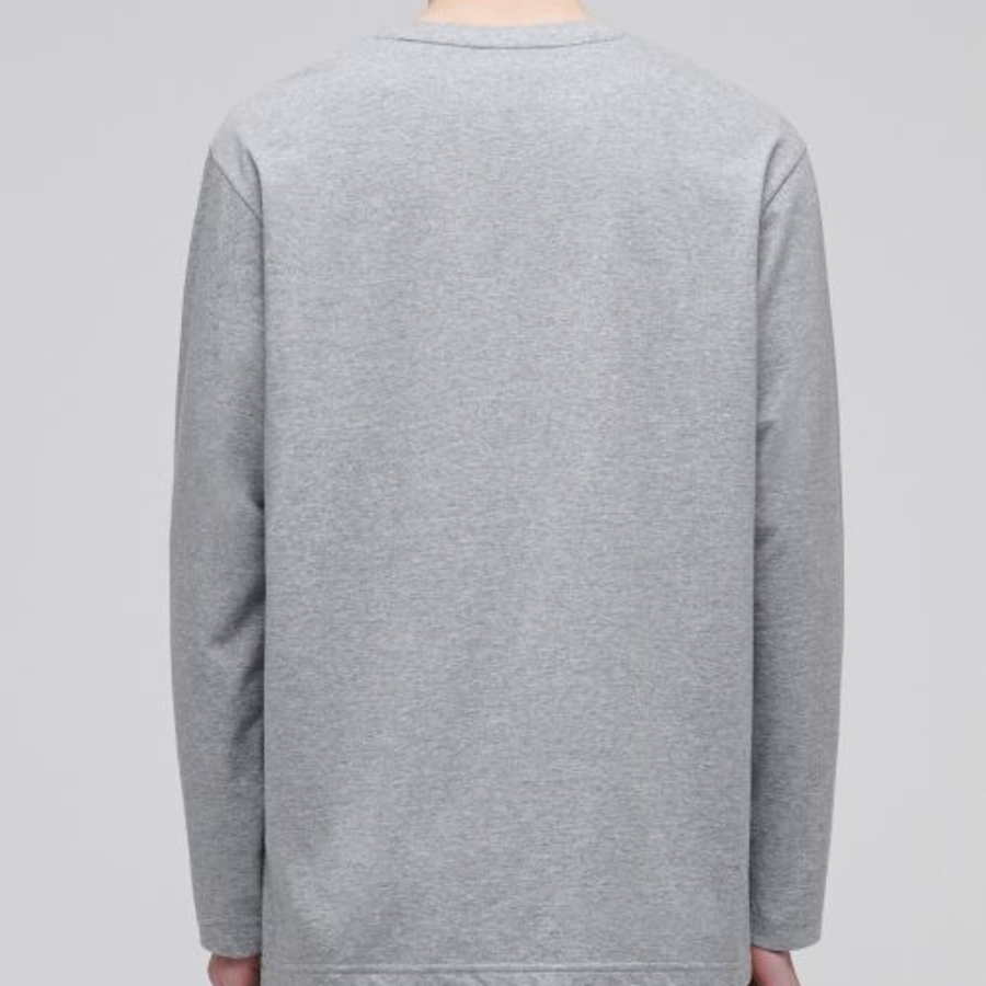 [Coolstandard] Crew Neck Long Sleeve T-Shirt [Grey]