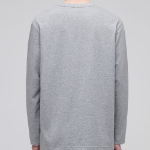 [Coolstandard] Crew Neck Long Sleeve T-Shirt [Grey]